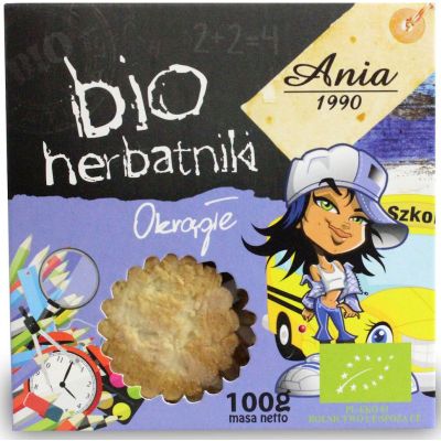 Herbatniki Okrągłe BIO 100g Bio Ania  - 5903453005415.jpg