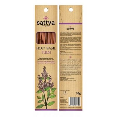 Kadzidło Tulsi 30g 15szt Sattva - 5903794180284.jpg