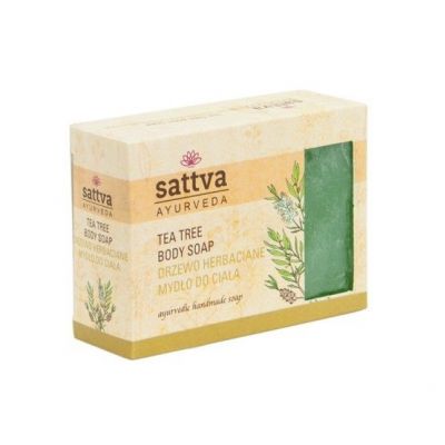 Mydło do Ciała Drzewo herbaciane 125g Sattva - 5903794180468.jpg
