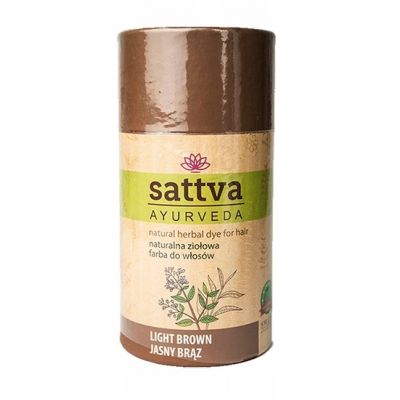 Henna Jasny Brąz 150g Sattva - 5903794180802.jpg