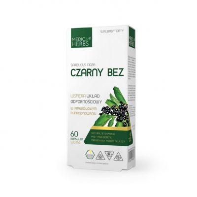 Czarny Bez 60 kaps. Medica Herbs - 5903968202040.jpg