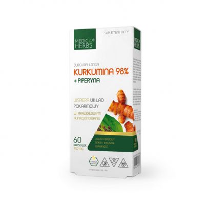 Kurkumina 98 + Piperyna 60 kaps. Medica Herbs - 5903968202538.jpg