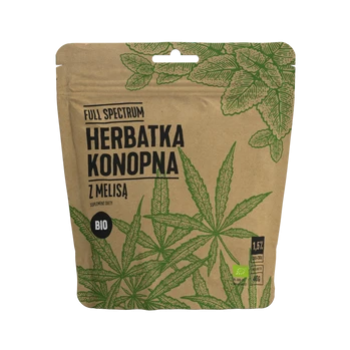Herbata Konopna z Melisą BIO 40g Cosma Cannabis - 5904726473788.jpg
