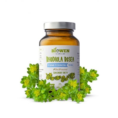 Rhodiola Rosea 420mg 60 kapsułek 420mg Biowen - 5904806120229.jpg