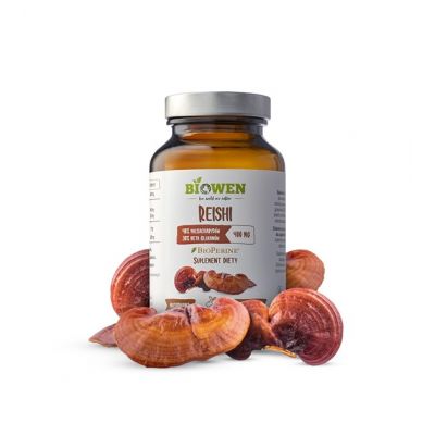 Reishi 400mg 90 kapsułek Biowen - 5904806120304.jpg