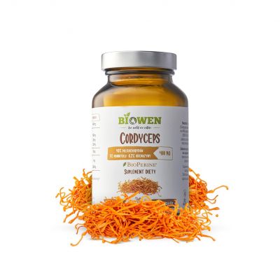 Cordyceps 400mg 90 kapsułek Biowen - 5904806120342.jpg