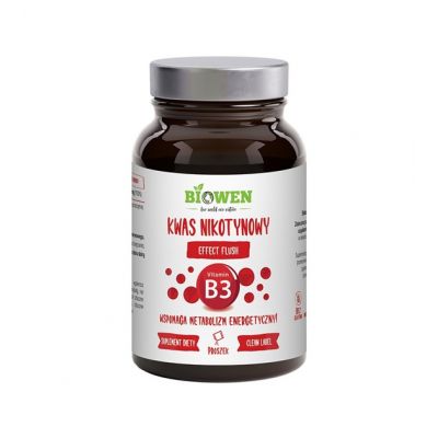 Kwas Nikotynowy Witamina B3 120g Biowen - 5904806120656.jpg