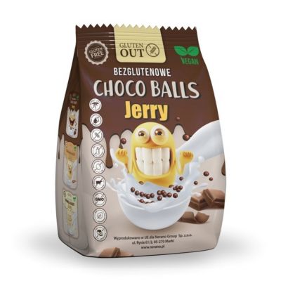 Kulki Zbożowe Kakaowe Bezglutenowe 375g Jerry Gluten Out - 5904954645407.jpg