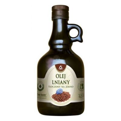 Olej lniany 500ml Oleofarm  - 5904960010565.jpg