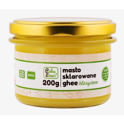 Masło sklarowane Ghee klasyczne 200g Palce Lizać - 5905669437011.jpg