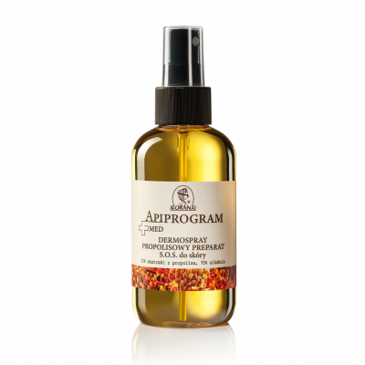 Apiprogram Dermospray Propolisowy Preparat SOS do skóry 150ml Korana - 5905829030021.jpg