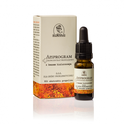 Apiprogram Koncentrat propolisowy z kwasem hialuronowym 10ml Korana - 5905829111010.jpg