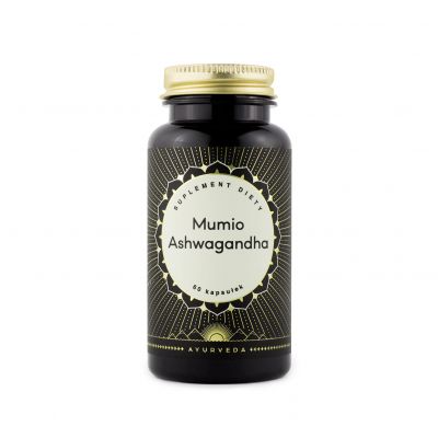 Mumio Ashwagandha 60 kapsułek Nami  - 5906365360252.jpg