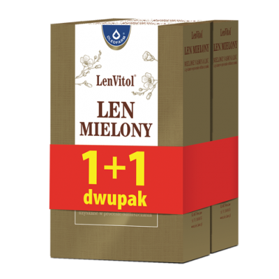 Len mielony 200g+200g Oleofarm  - 5907078675183.jpg