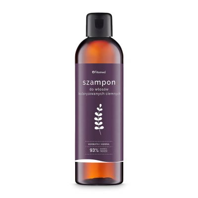 Szampon ziołowy do włosów ciemnych "Herbata i henna"  250ml Fitomed  - 5907504400327.jpg