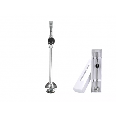 Ozdobna Bombilla czarna 21cm - 5907580062327czarna.jpg