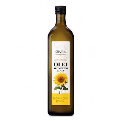Olej słonecznikowy 1l Olvita  - 5907591923143.jpg