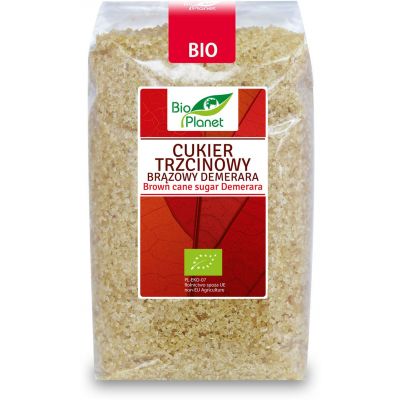 Cukier Trzcinowy Brązowy Demerara BIO 500g Bio Planet - 5907814662606.jpg