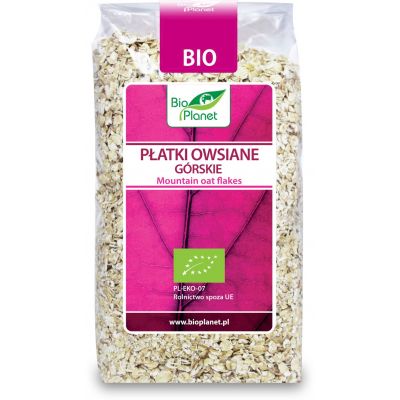 Płatki Owsiane Górskie BIO 300g Bio Planet - 5907814662781.jpg