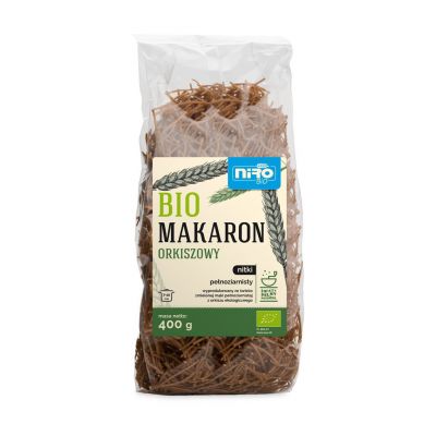 Makaron (Orkiszowy Razowy) Nitki BIO 400g Niro - 5908259954097.jpg