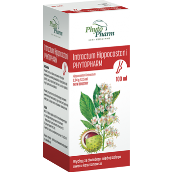 Intractum Hippocastani - Wyciąg z kasztanowca 100ml PhytoPharm  - 5909990046942.jpg