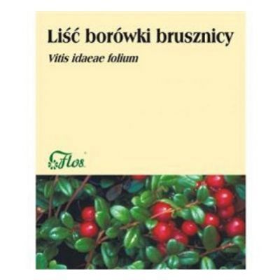 Borówka brusznica liść 50g Flos  - 5909990628209.jpg