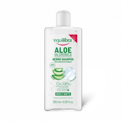 Dermo szampon Aloe z kwasem hialuronowym 265ml Equilibra - 8000137010400.jpg