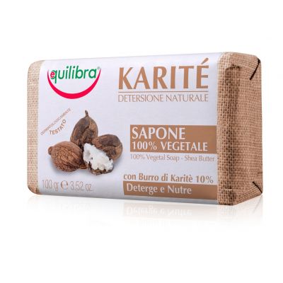 Karite Mydło z Masłem Shea 100g Equilibra - 8000137010950.jpg
