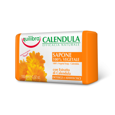 Calendula Mydło Nagietkowe 100g Equilibra  - 8000137015993.jpg