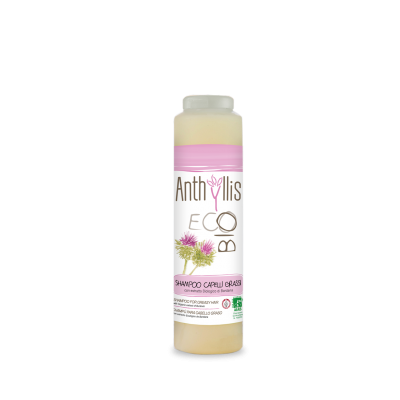 Szampon z Ekstraktem z Łopianu do Włosów Przetłuszczających się i z Łupieżem ECO 250ml Anthyllis - 8002849911532.jpg