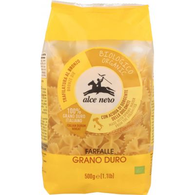Makaron (Semolinowy) Farfalle BIO 500g Alce Nero - 8009004118645.jpg