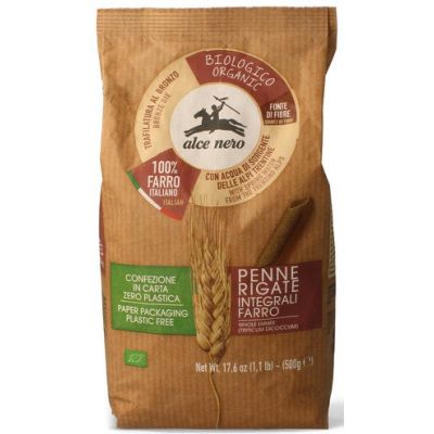 Makaron (z Płaskurki Razowy) Penne BIO 500g Alce Nero - 8009004120020.jpg