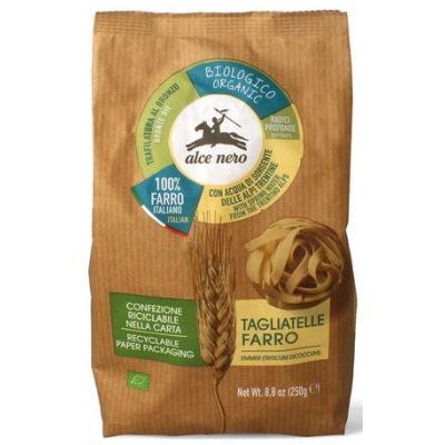 Makaron (z Płaskurki) Gniazda Tagliatelle BIO 250g Alce Nero - 8009004809246.jpg