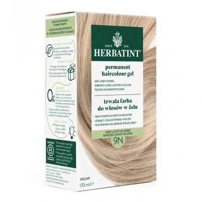 Farba do włosów 9N Bardzo Jasny Blond Herbatint  - 8016744808934.jpg