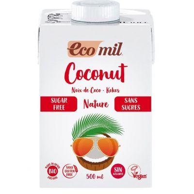 Napój kokosowy bez dodatku cukru bezglutenowy BIO 500 ml Ecomil - 8428532192758.jpg