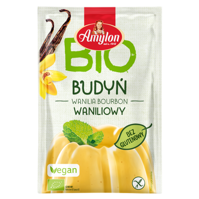 Budyń waniliowy bezglutenowy BIO 40g Amylon  - 8594006666497.jpg