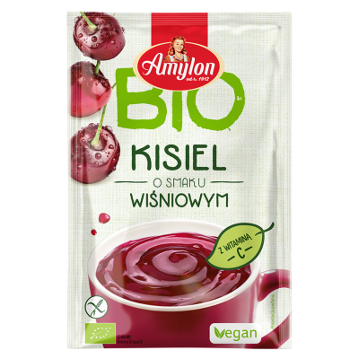 Kisiel Wiśniowy Bezglutenowy BIO 30g Amylon  - 8594006668217.jpg