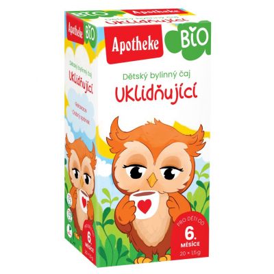Herbatka dla dzieci uspokajająca BIO 20x1,5g Apotheke  - 8595178200694.jpg