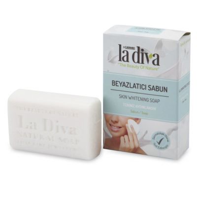 Mydło w kostce rozjaśniające skórę 100g La Diva - 8699266393739.jpg